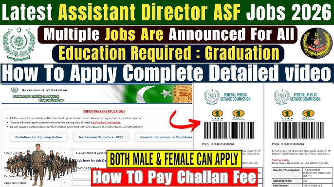 ASF Jobs 2026 online apply for male