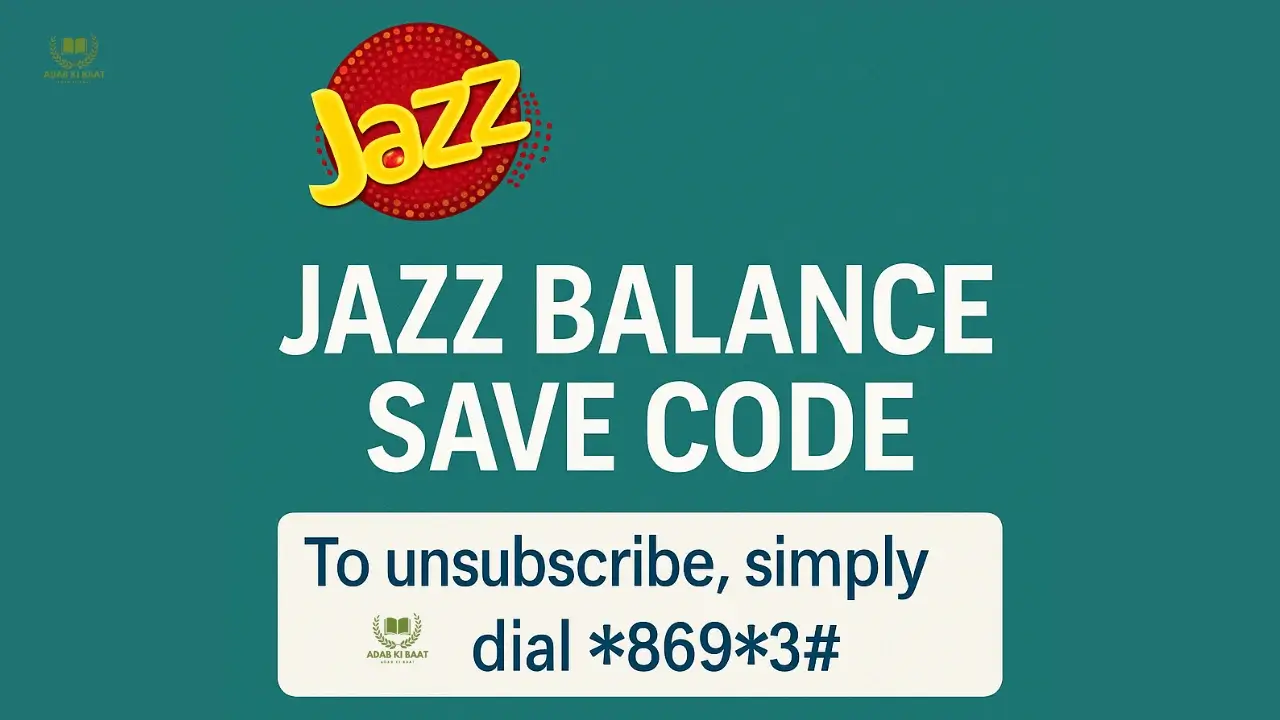 Jazz Balance Save Code Unsubscribe