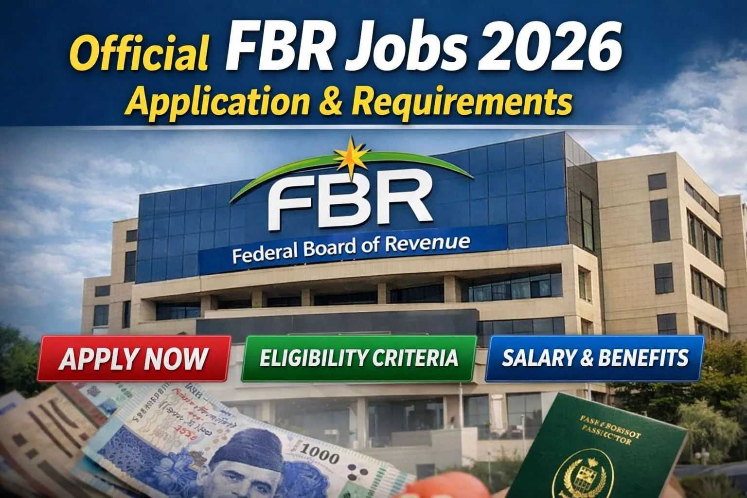 FBR Jobs 2026 Pakistan